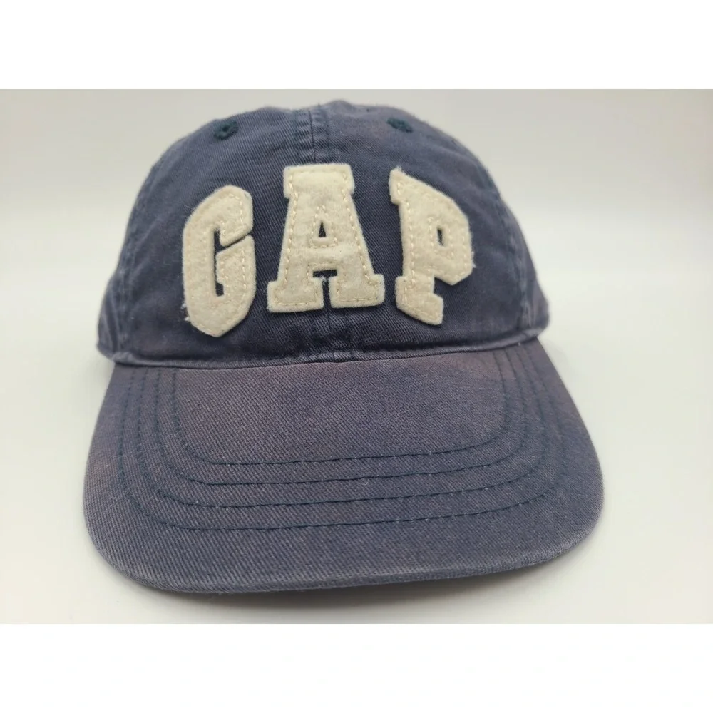 Youth Gap Kids L-XL Adjustable Hat Cap Baseball Sport Child Boy‎ Girl Blue White